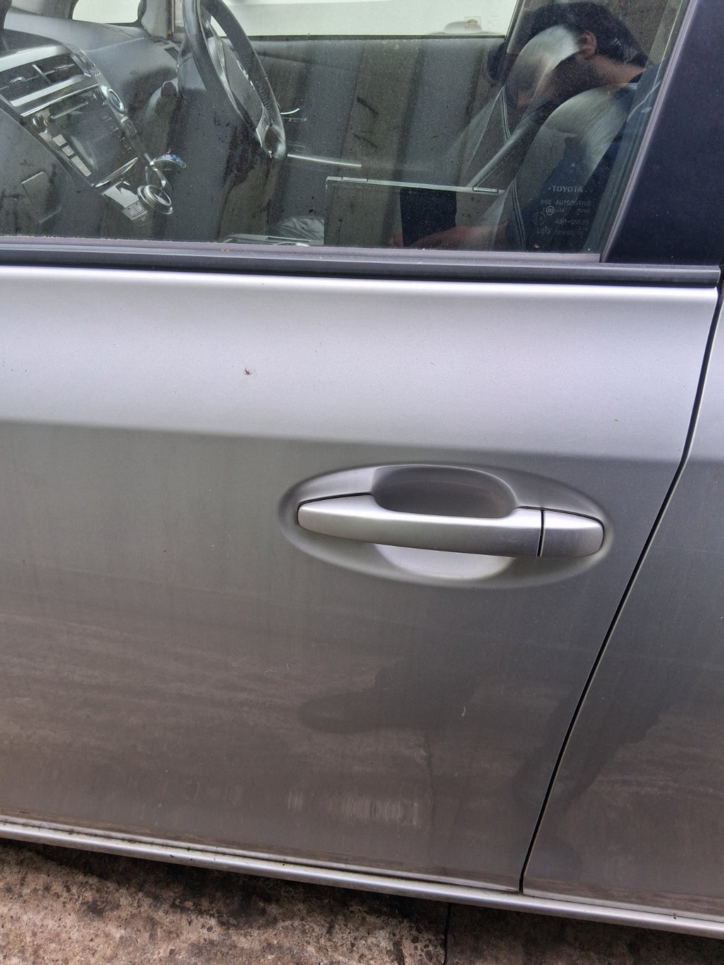 2018 TOYOTA PRIUS V PLUS XW40 NSF PASSENGER SIDE FRONT LEFT EXTERIOR DOOR HANDLE