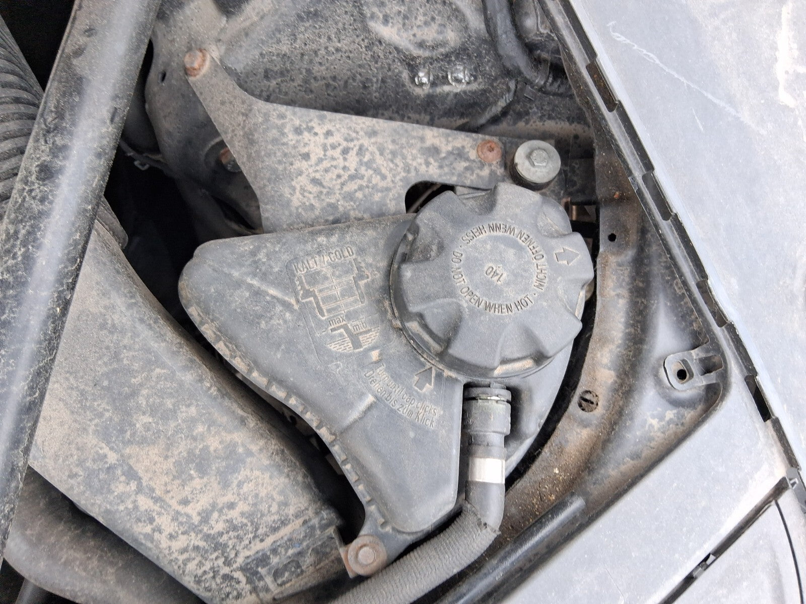 2012 BMW 5 SERIES F10 1.2 DIESEL COOLANT WATER EXPANSION TANK RESERVOIR