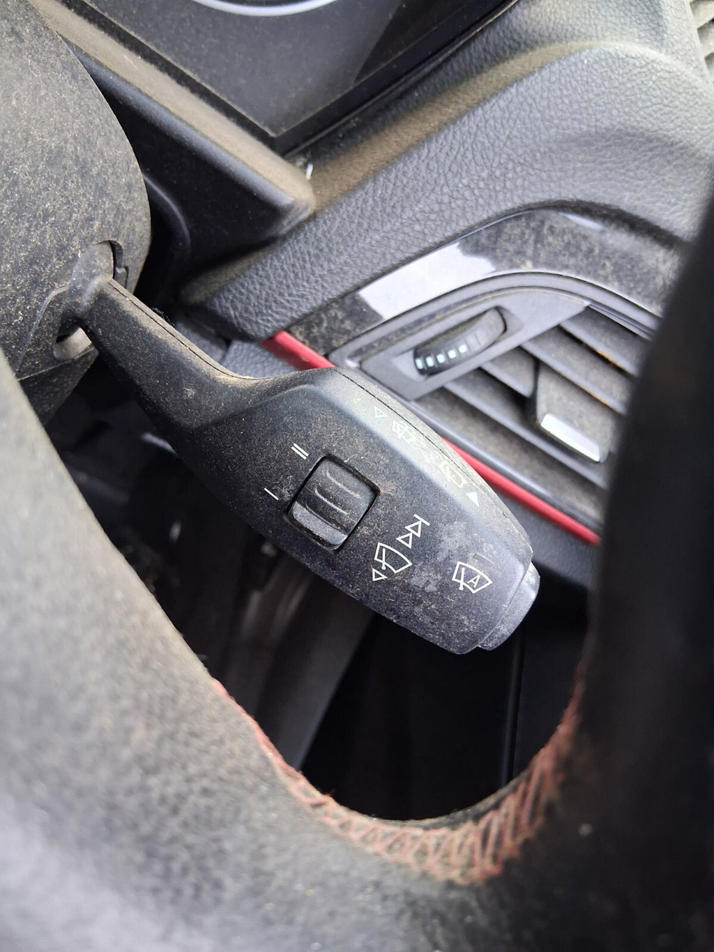 2015 BMW 1 SERIES F20 LCI INDICATOR WIPER STALK SWITCH WITH SQUIB