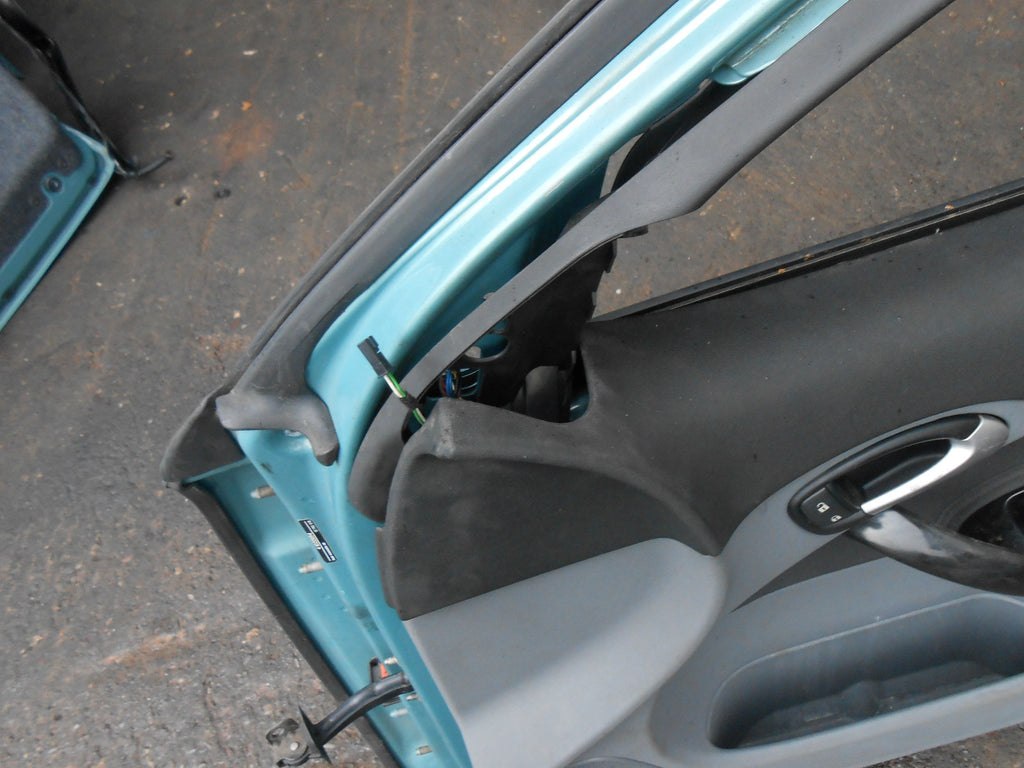 SAAB 93 2003 OSF DRIVER FRONT DOOR GLASS REGULATOR 291 GLACIER BLUE METALLIC
