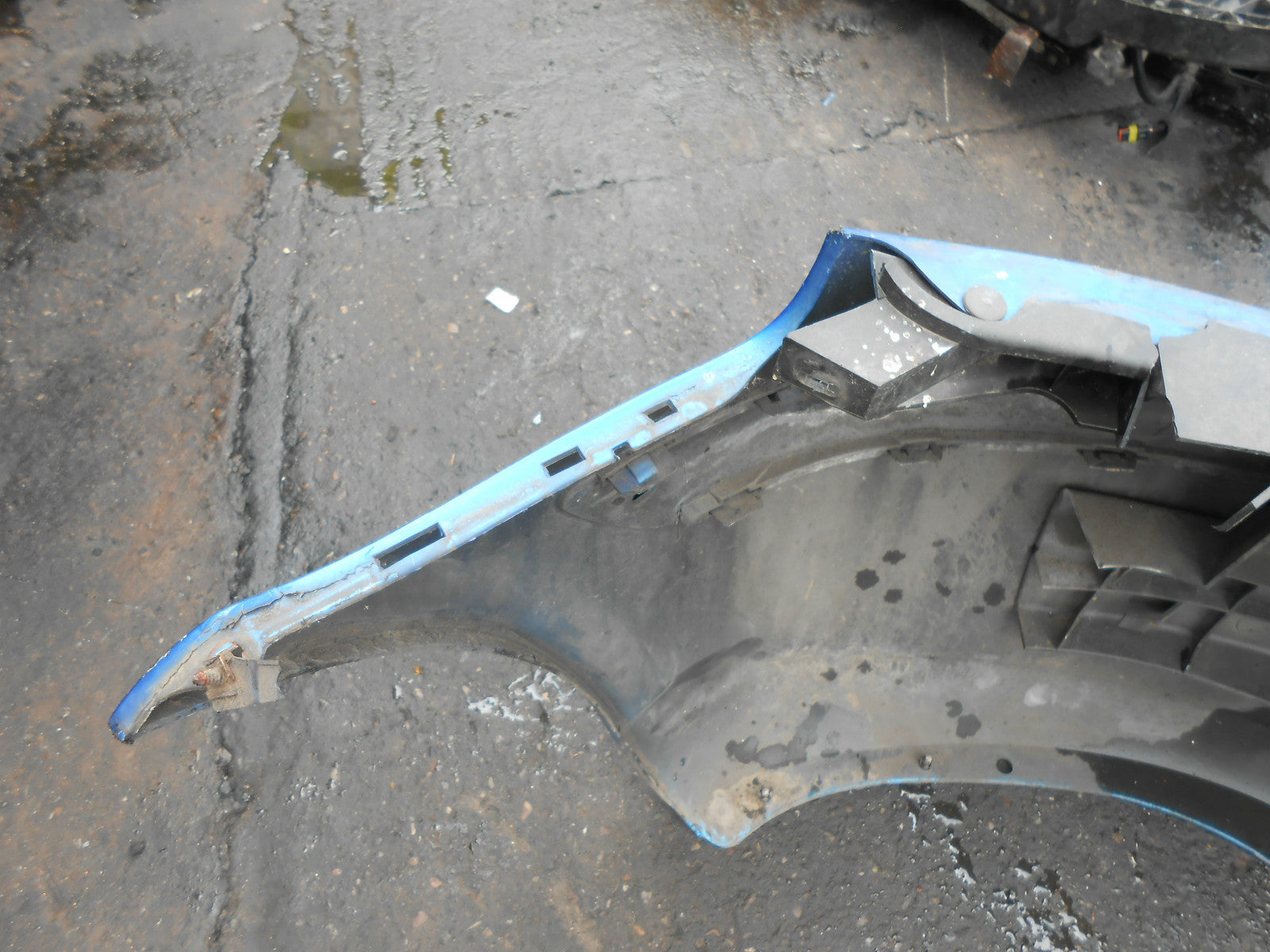 PEUGEOT 307 2004 PRE FACELIFT COMPLETE REAR BUMPER BLUE