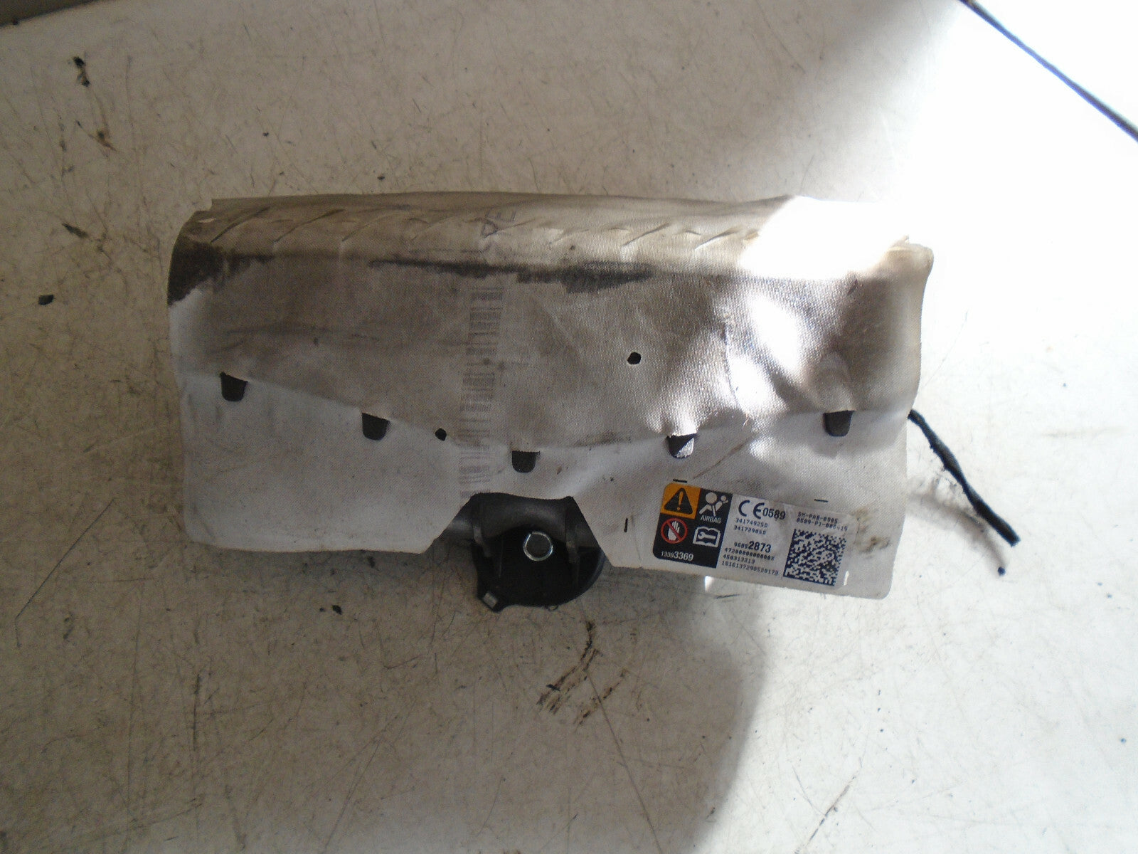 VAUXHALL CORSA E 2016 NS PASSENGER SIDE DASH SAFETY BAG 96852873