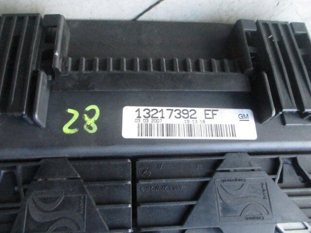 2010 VAUXHALL CORSA FUSE RELAY FUSE BOX BCM CONTROL MODULE 13217392EF