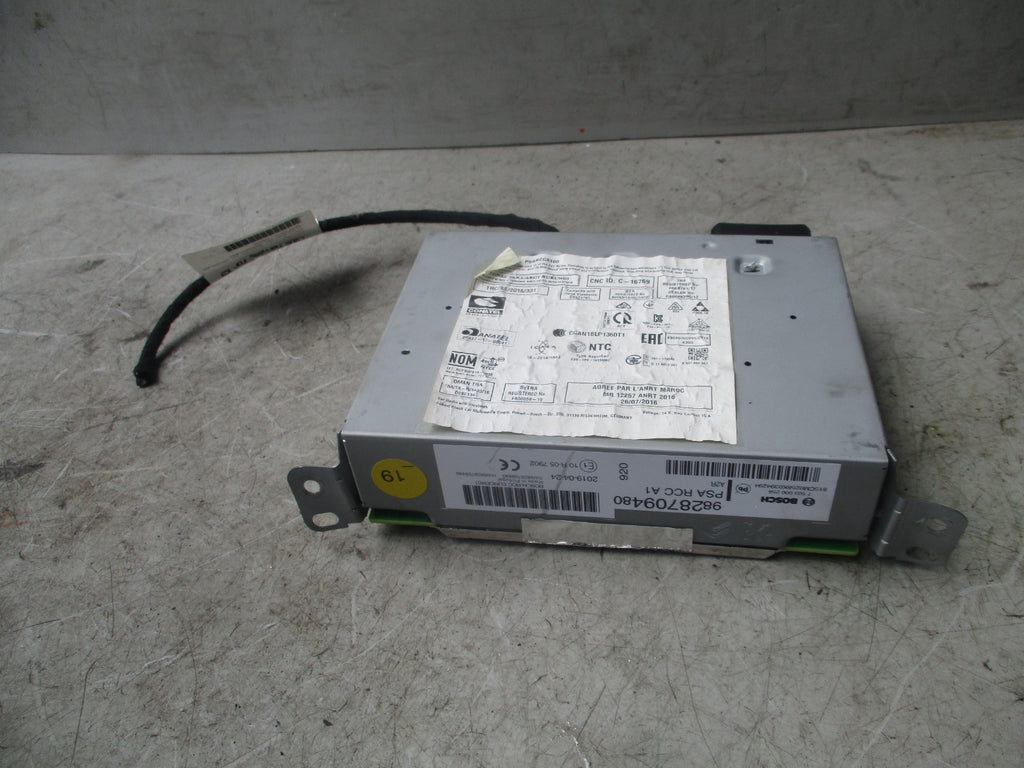 2019 PEUGEOT PARTNER RADIO STEREO CD PLAYER HEAD UNIT 9828709480