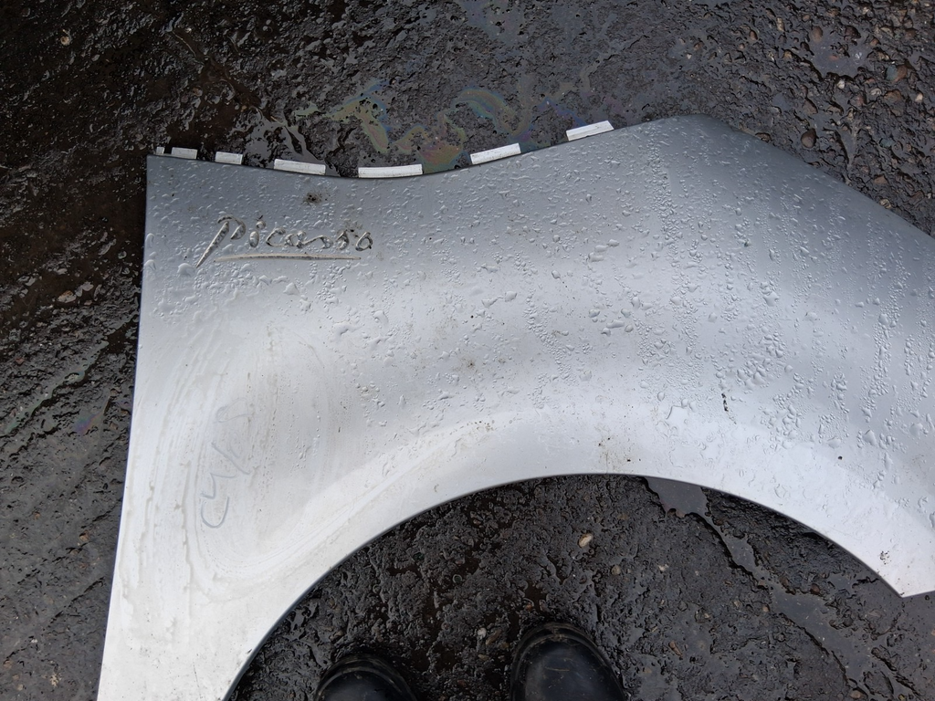 2008 CITROEN C4 PICASSO OSF DRIVER SIDE FRONT RIGHT WING PANEL SILVER
