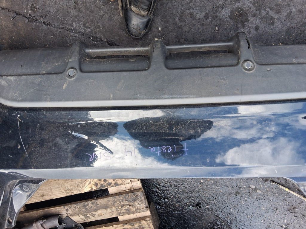 2014 FORD FIESTA MK7 COMPLETE REAR BUMPER WITH PDC SENSORS BLACK