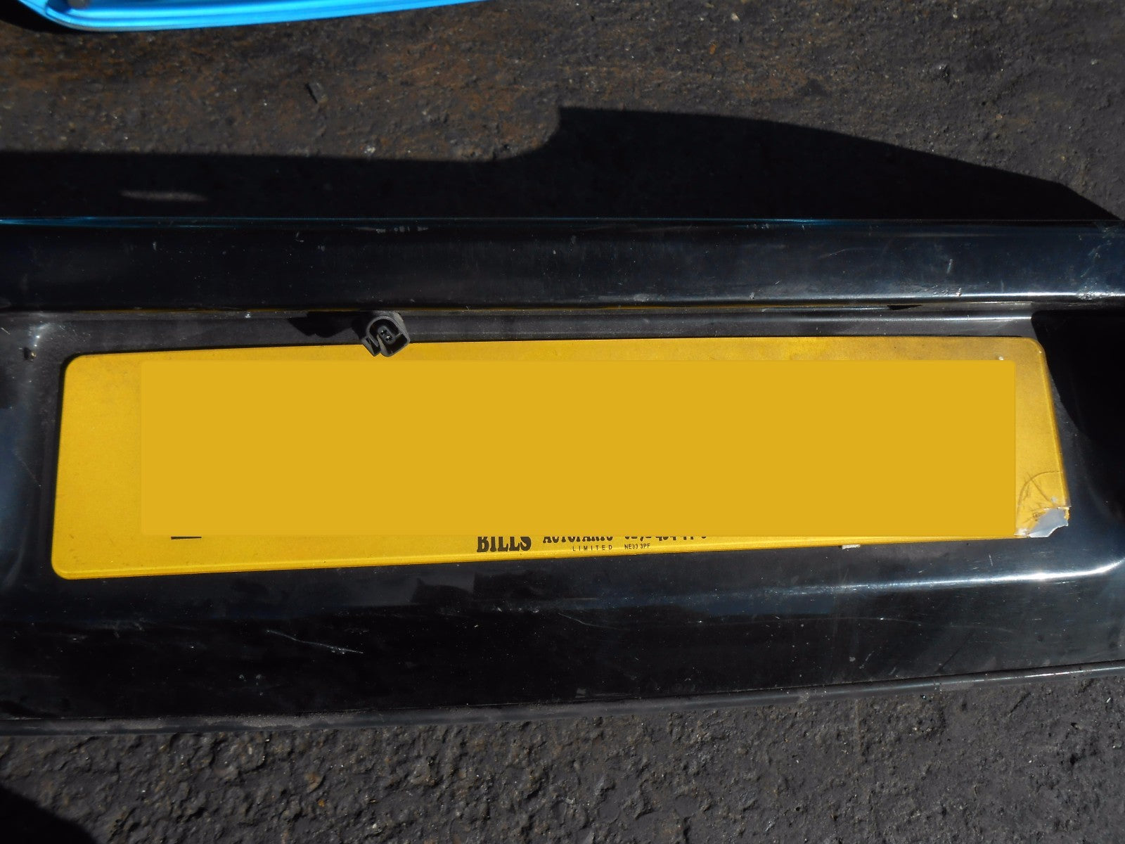 VOLKSWAGEN VW GOLF MK4 2000 COMPLETE REAR BUMPER BLACK