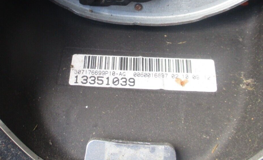 2015 VAUXHALL ASTRA J MULTI-FUNCTION STEERING WHEEL 13351039