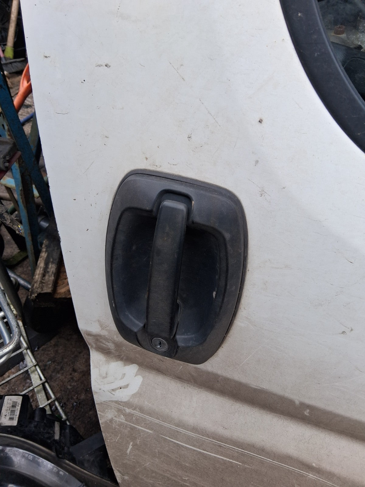 2016 PEUGEOT BOXER MK3 OSF DRIVER SIDE FRONT RIGHT COMPLETE DOOR WHITE