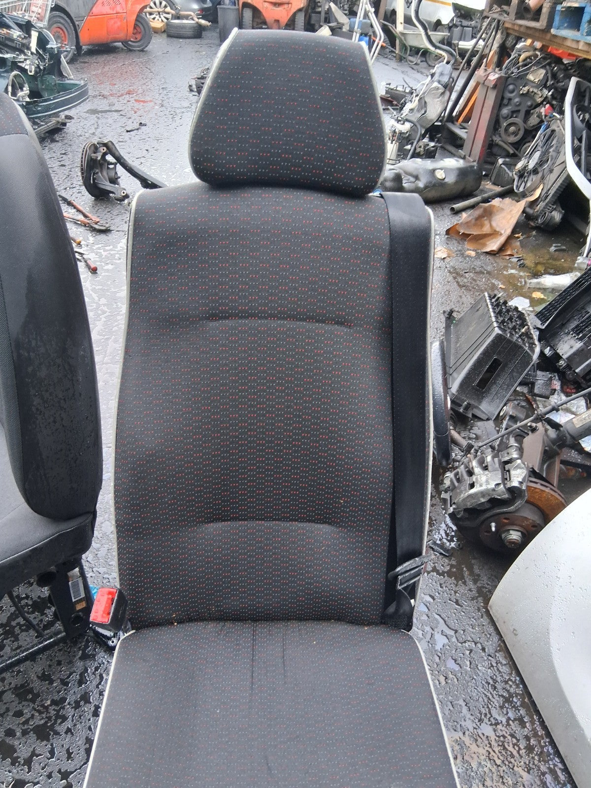 2021 PEUGEOT BOXER MK3 NS PASSENGER SIDE LEFT REAR CLOTH FABRIC SEAT