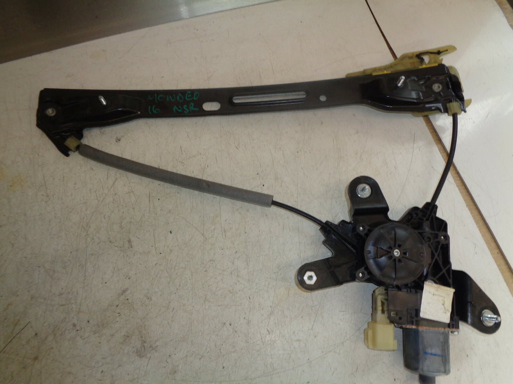 FORD MONDEO MK5 2016 NSR PASSENGER REAR DOOR WINDOW REGULATOR MOTOR MECHANISM