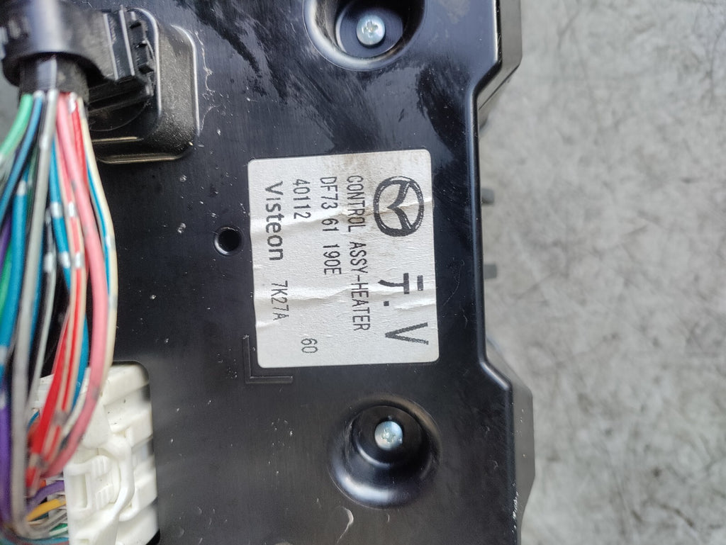 2008 MAZDA 2 MK2 AC HEATER CONTROL UNIT DF7361190E
