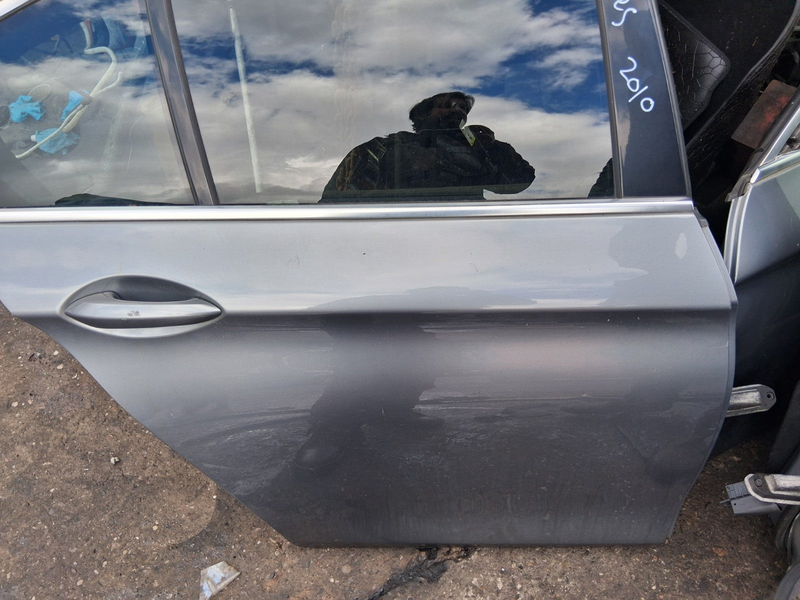 2010 BMW 5 SERIES F10 M SPORT OSR DRIVER SIDE REAR COMPLETE DOOR SPACE GREY A52