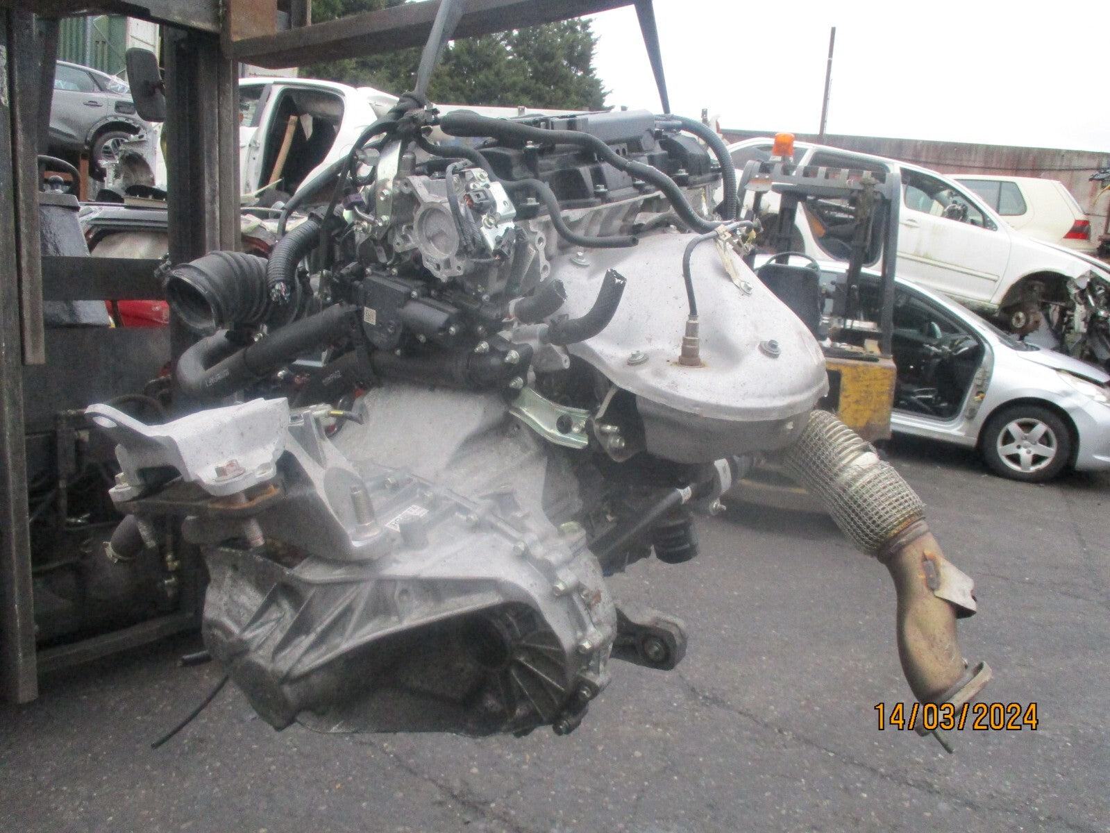 2021 MAZDA 3 MK4 2.0 PETROL SKYACTIV-G HYBRID BARE ENGINE WITH PUMPS PE 21660345