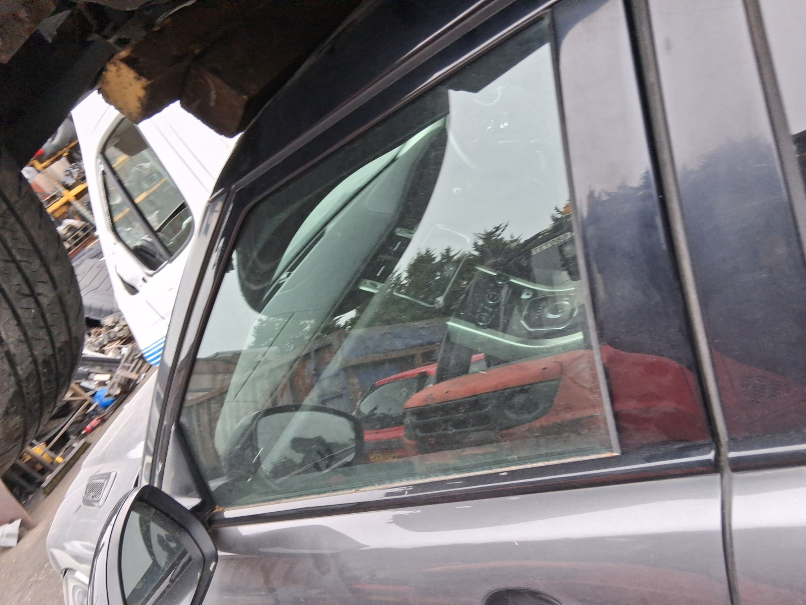 2016 RANGE ROVER EVOQUE L538 NSF PASSENGER SIDE FRONT DOOR MAIN WINDOW GLASS