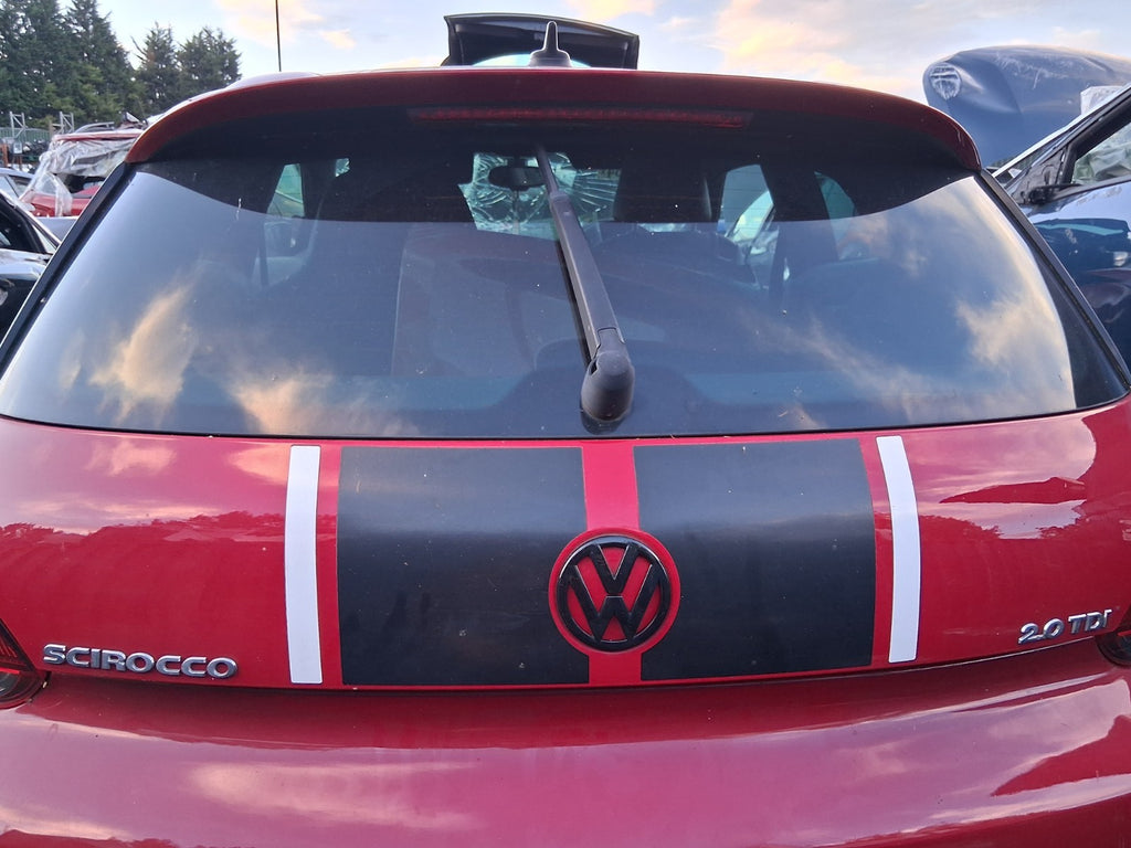 2014 VW VOLKSWAGEN SCIROCCO MK3 BARE BOOTLID TAILAGATE SALSA RED LA3H