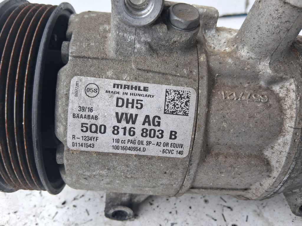 SEAT IBIZA MK4 6J 2015 1.4 PETROL AIR CON COMPRESSOR PUMP 5Q0816803B