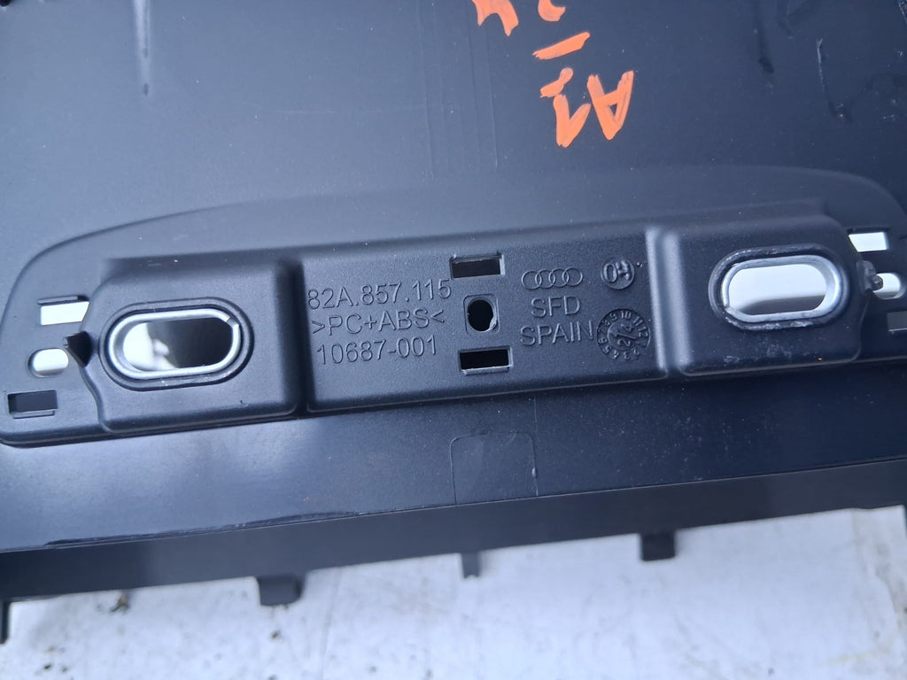 2024 AUDI A1 S LINE MK2 INSTRUMENT CLUSTER SURROUND TRIM PANEL 82A857115