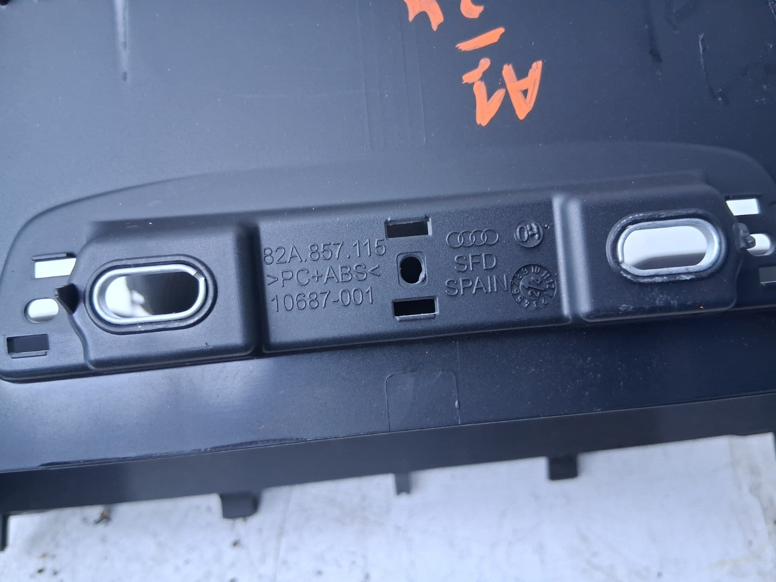 2024 AUDI A1 S LINE MK2 INSTRUMENT CLUSTER SURROUND TRIM PANEL 82A857115