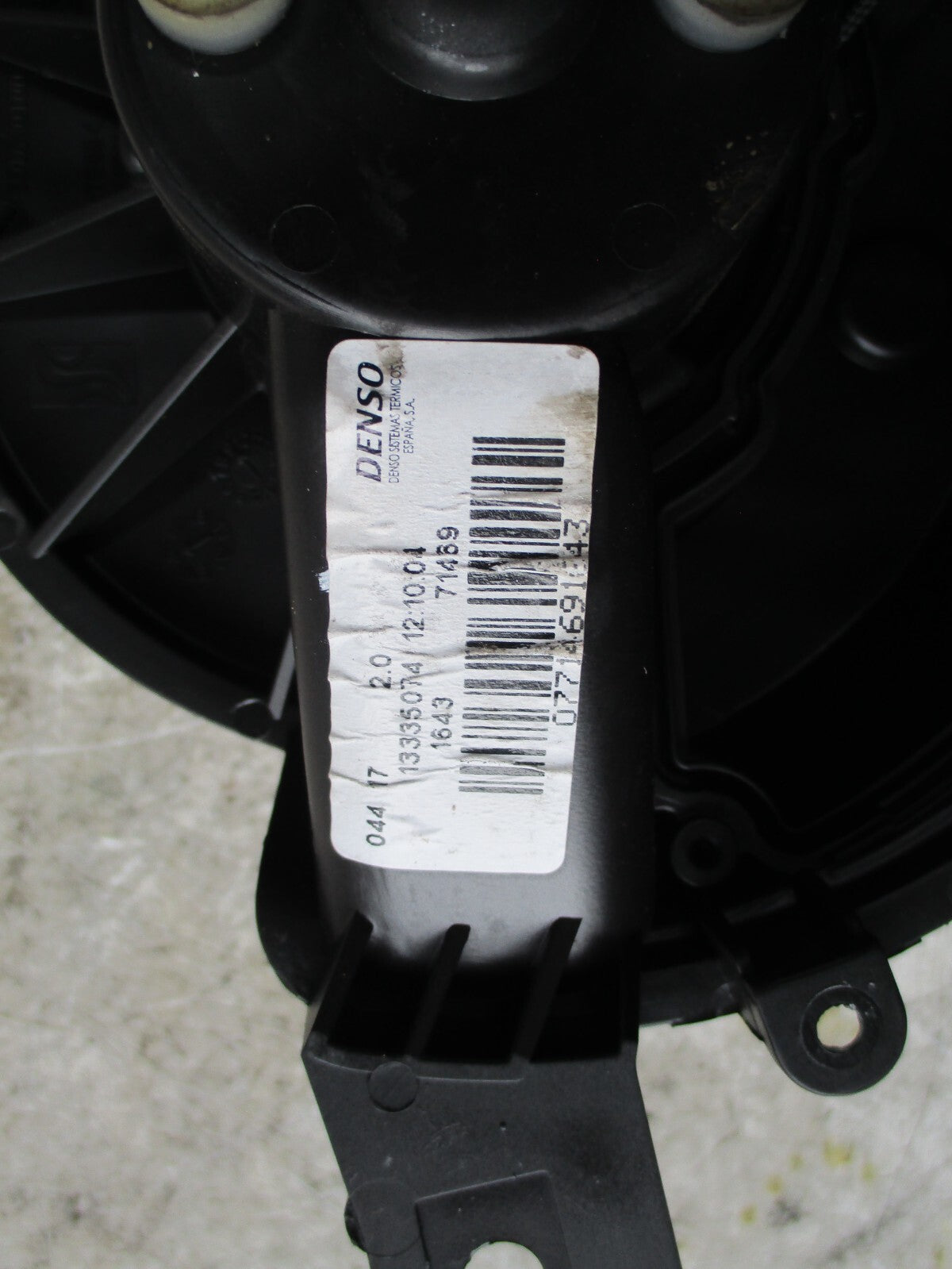 VAUXHALL CORSA E 2017 HEATER BLOWER MOTOR FAN 13335074