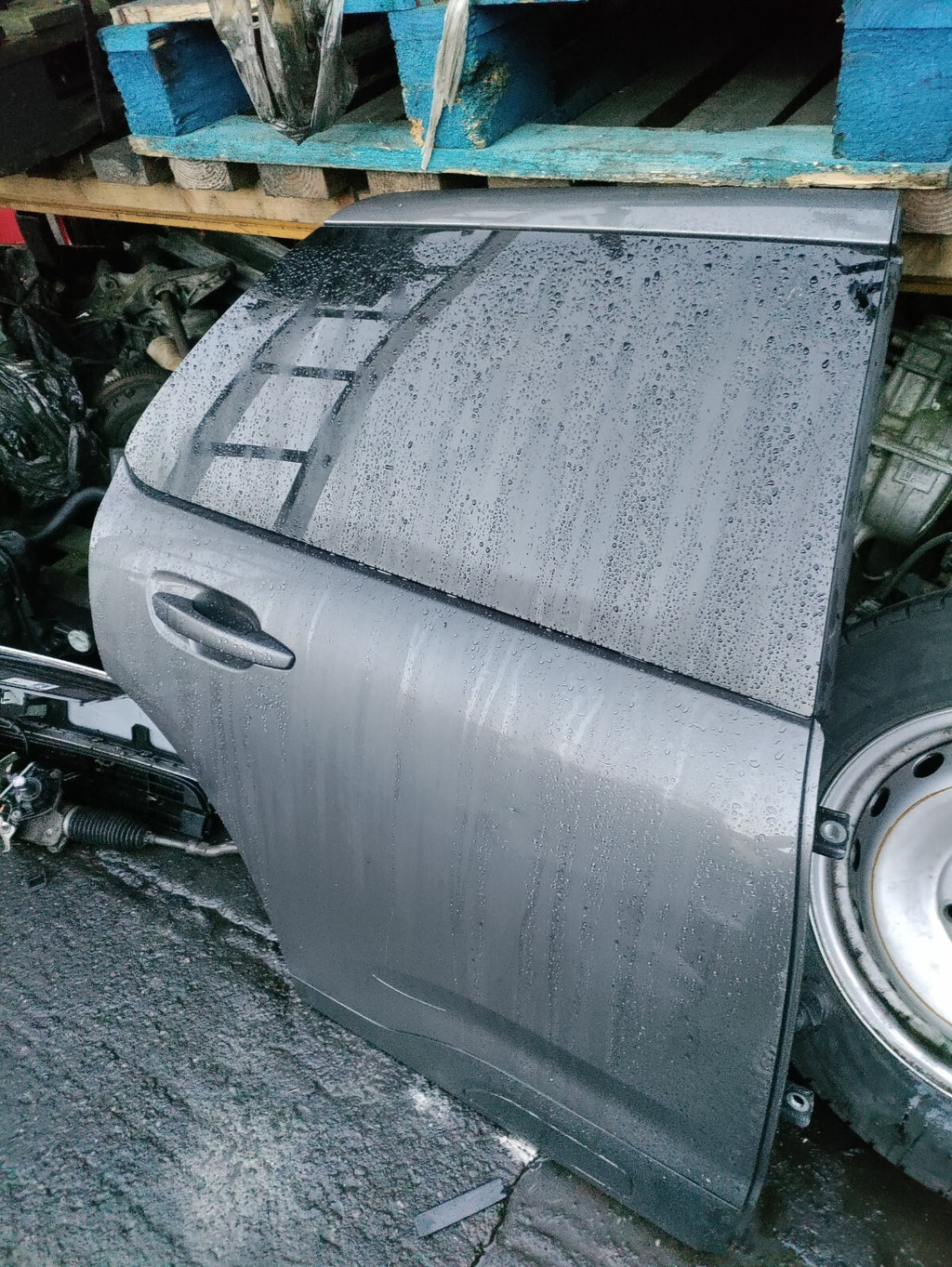 2019 CITROEN C4 CACTUS OSR DRIVER SIDE REAR COMPLETE DOOR EVLC NIMBUS GREY