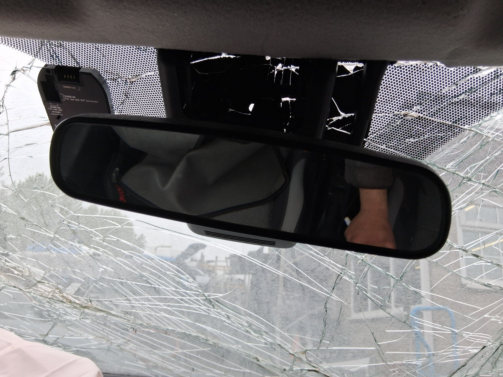 TOYOTA YARIS MK3 2019 REAR VIEW FRONT INTERIOR MIRROR