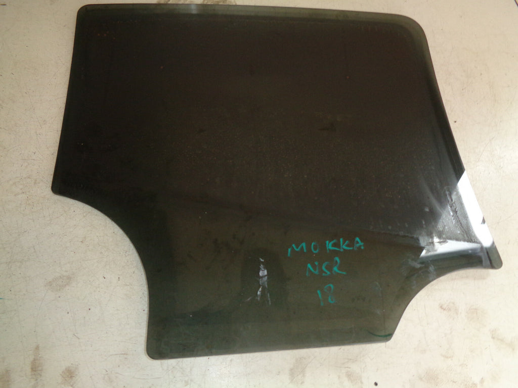 VAUXHALL MOKKA X 2018 NSR PASSENGER SIDE REAR DOOR WINDOW GLASS