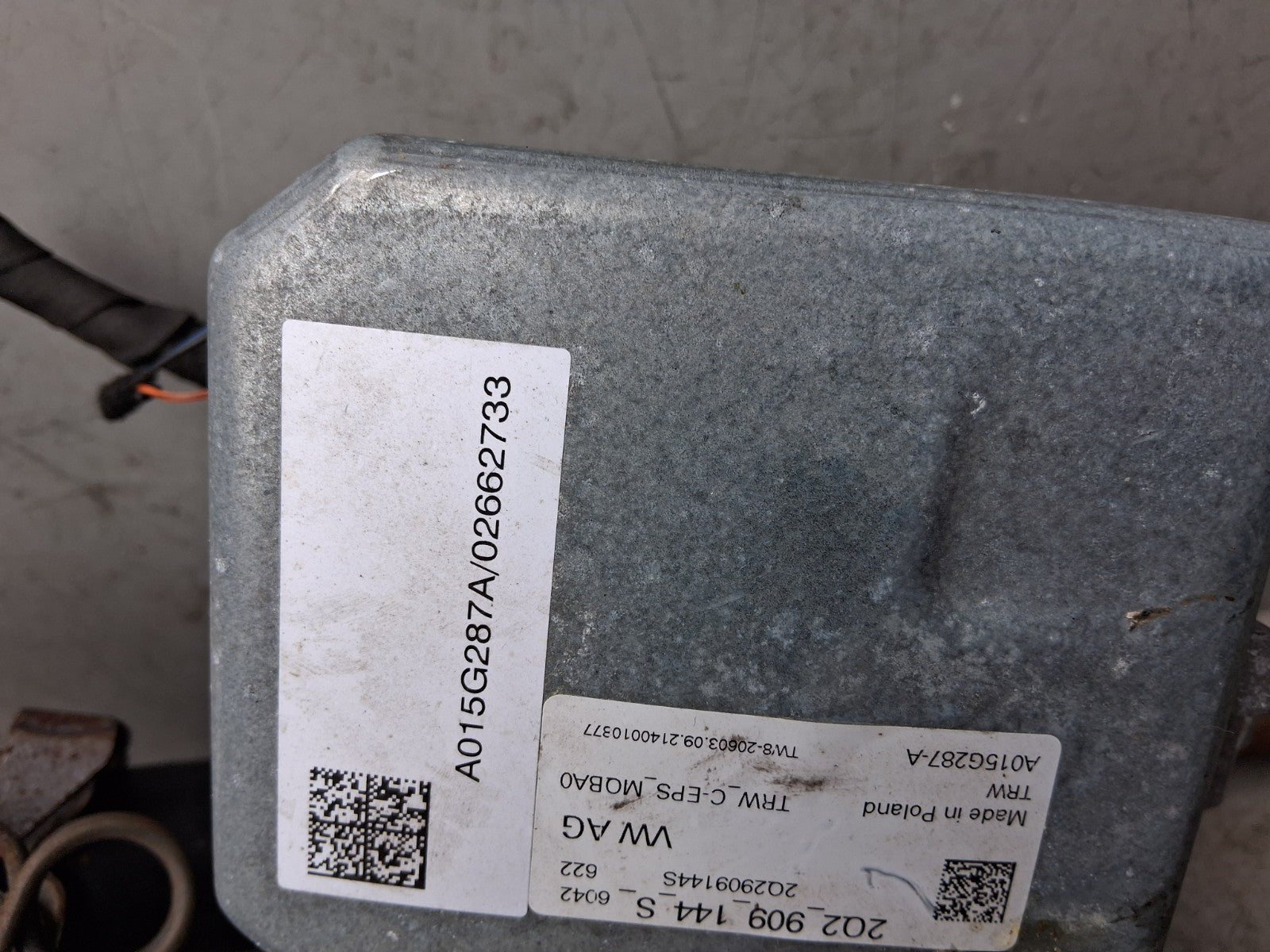 2021 VW VOLKSWAGEN T CROSS POWER STEERING COLUMN A0054962