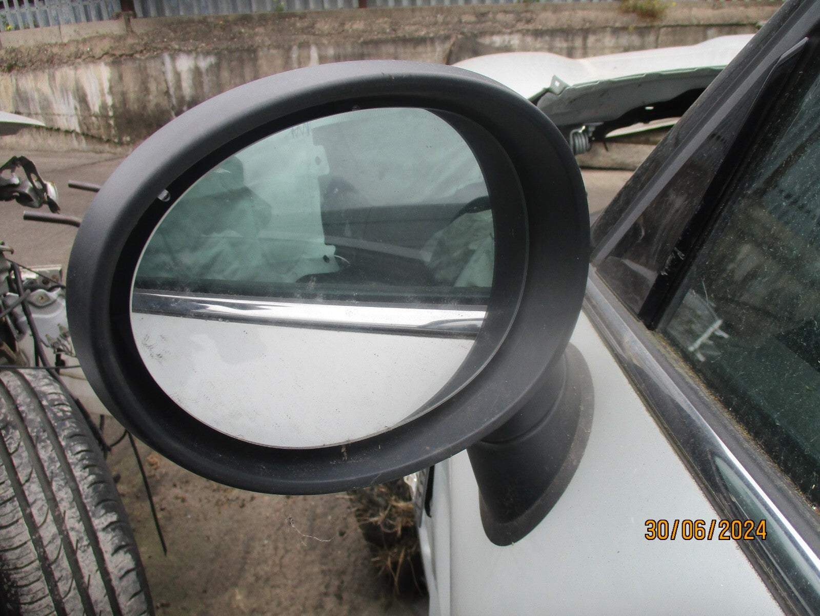 BMW MINI COUNTRYMAN F60 2021 NS PASSENGER SIDE ELECTRIC WING MIRROR BLACK