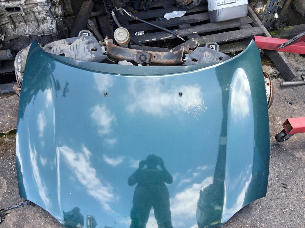 MG MGF 1996 MK1 FRONT BONNET HOOD PANEL GREEN