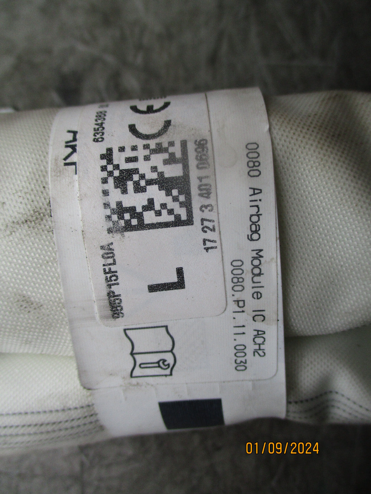 NISSAN MICRA K14 2017 PASSENGER SIDE LEFT CURTAIN AIRBAG NS 985P15FL0A