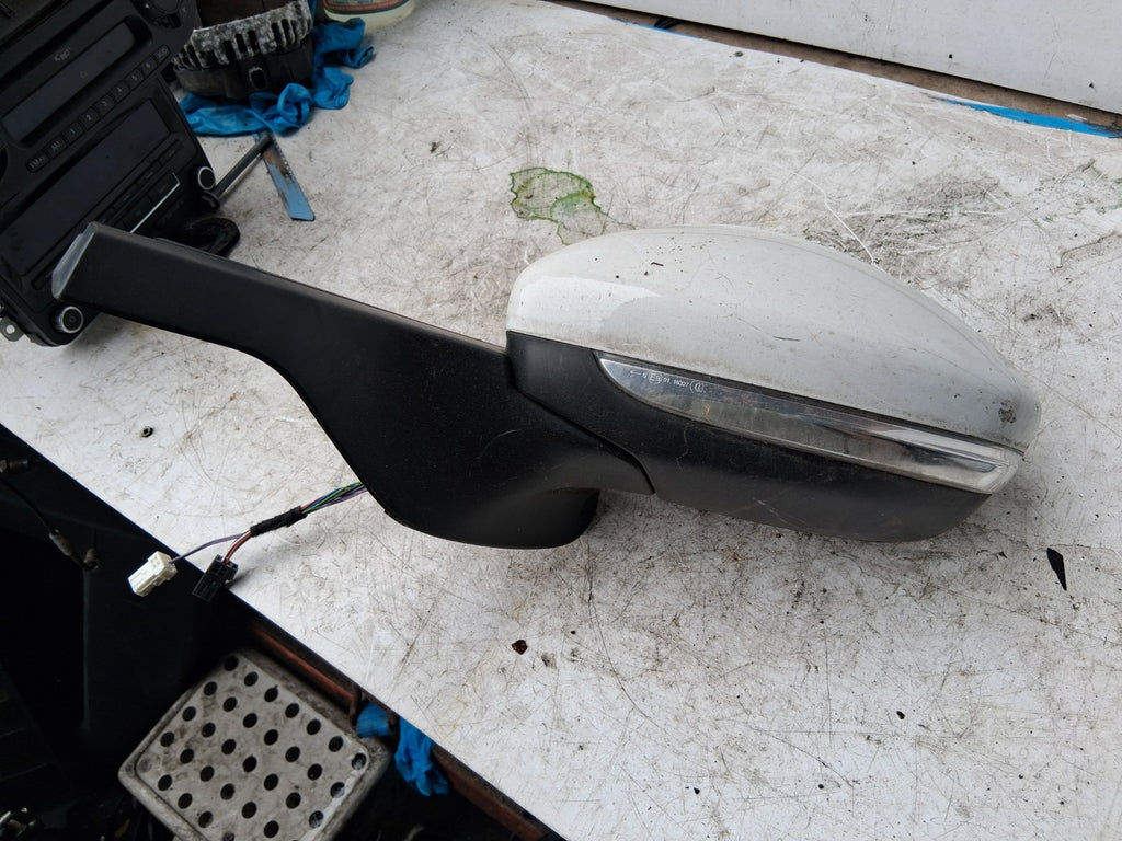 2021 CITROEN C3 MK3 NSF PASSENGER SIDE FRONT ELECTRIC WING MIRROR WHITE