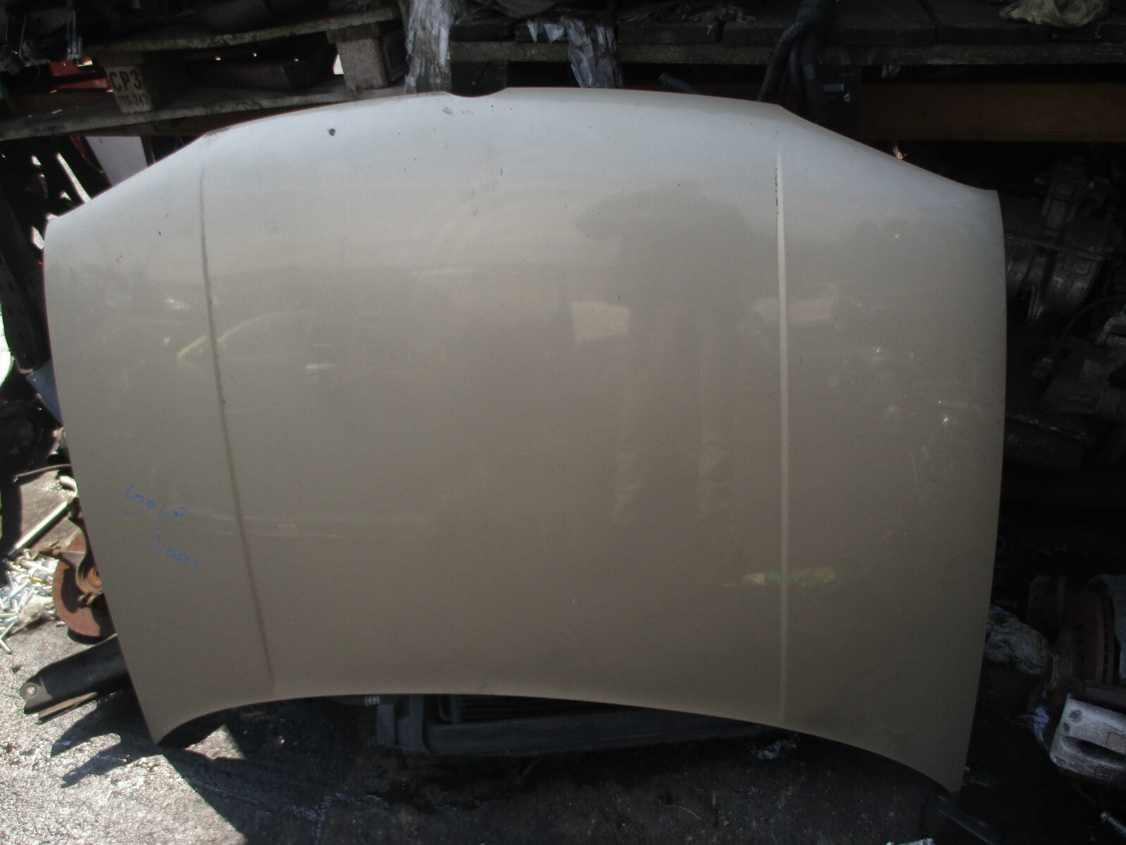 2001 VOLKSWAGEN GOLF MK4 FRONT COMPLETE BONNET BEIGE