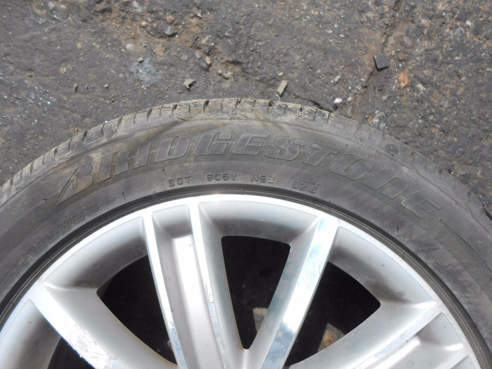 #1 VOLKSWAGEN VW TIGUAN 5N MK1 2016 NEW YORK ALUMINIUM ALLOY WHEEL TYRE 18 INCH