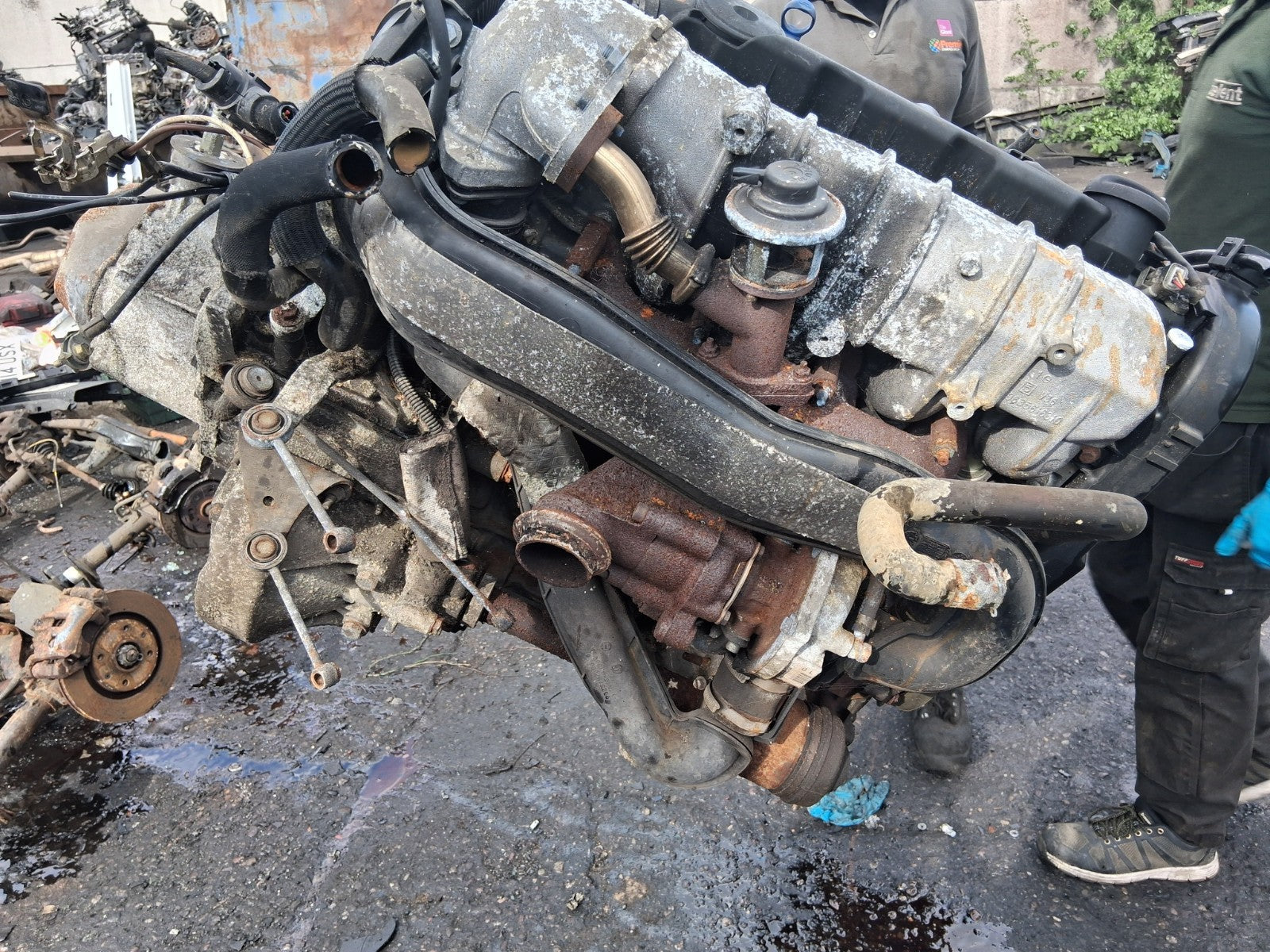 2001 PEUGEOT 206 2.0 DIESEL COMPLETE ENGINE DW10TD RHY 100K MILES