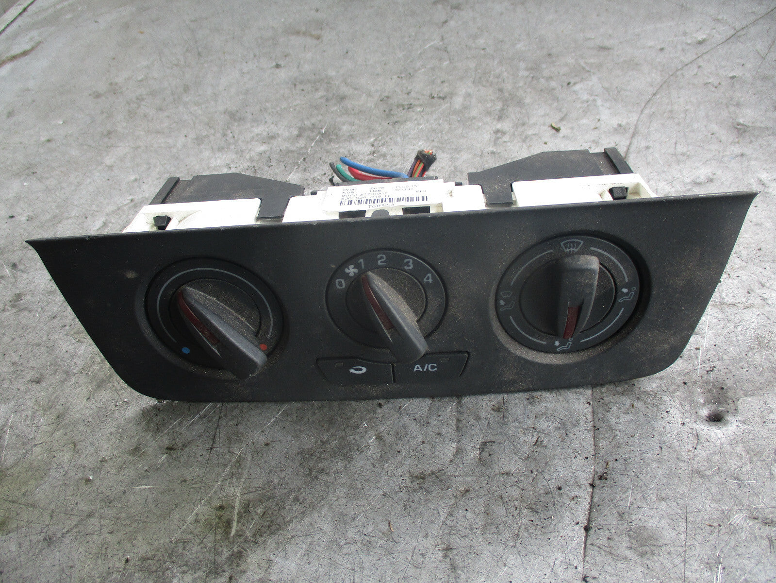 SEAT IBIZA 6J HEATER CLIMATE CONTROL PANEL 6J0820045B
