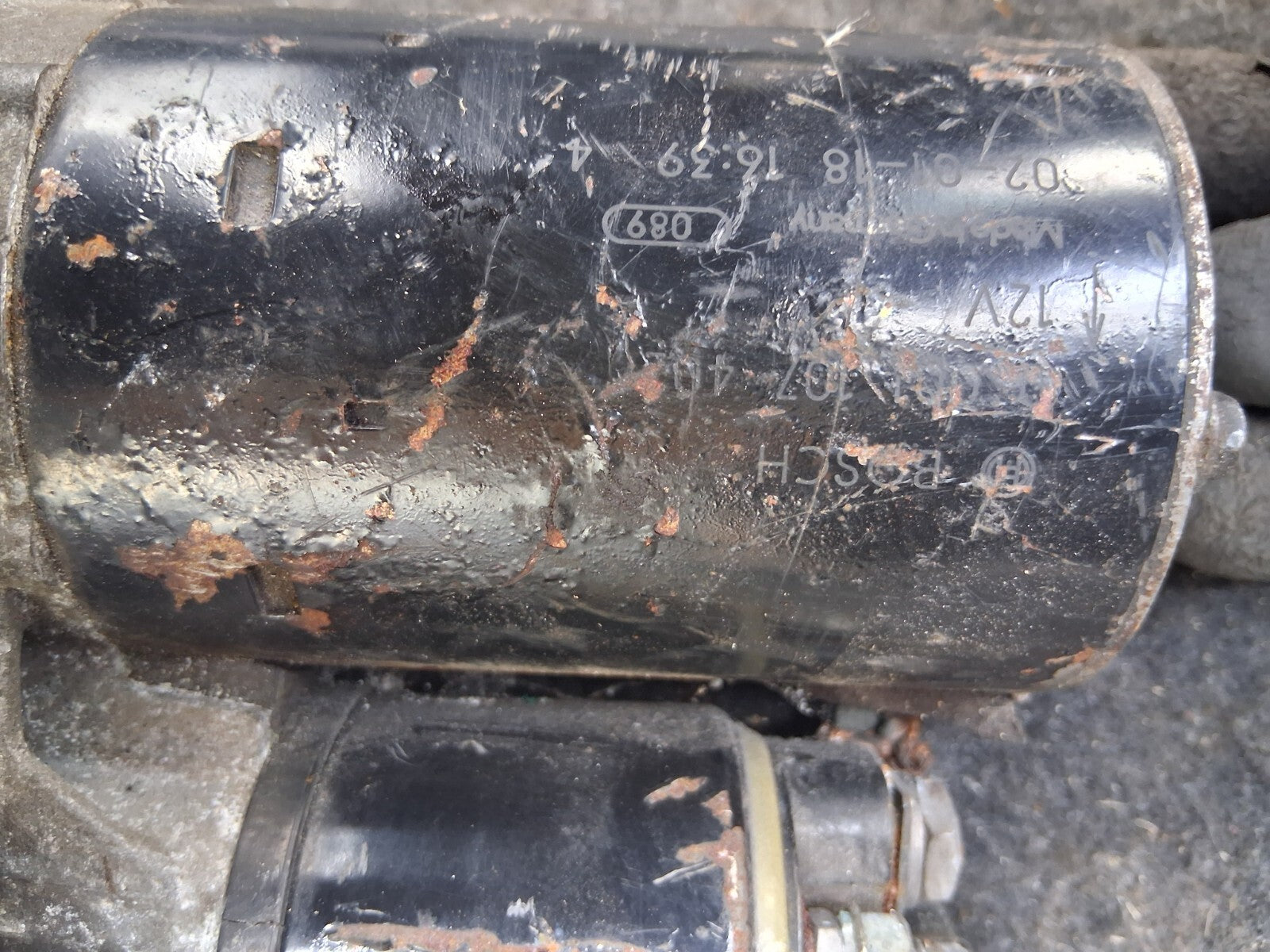 VAUXHALL CORSA C 2013 1.0 PETROL STARTER MOTOR