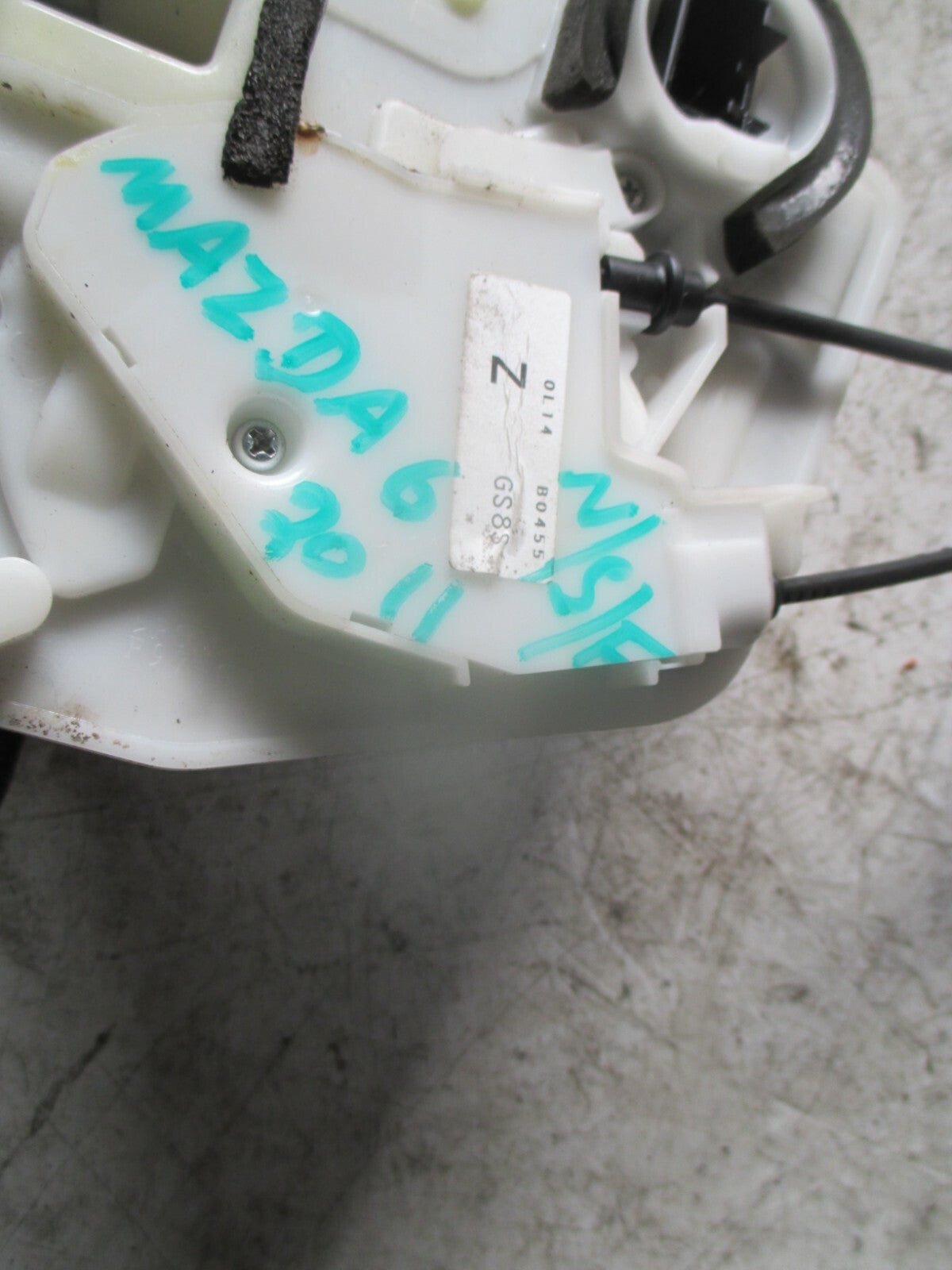 MAZDA 6 2011 MK2 NSF FRONT PASSENGER SIDE DOOR LOCK MECHANISM