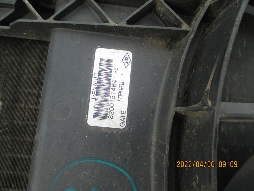 RENAULT MEGANE MK3 RADIATOR FAN COWLING 8200151464 8200115541 RP 46