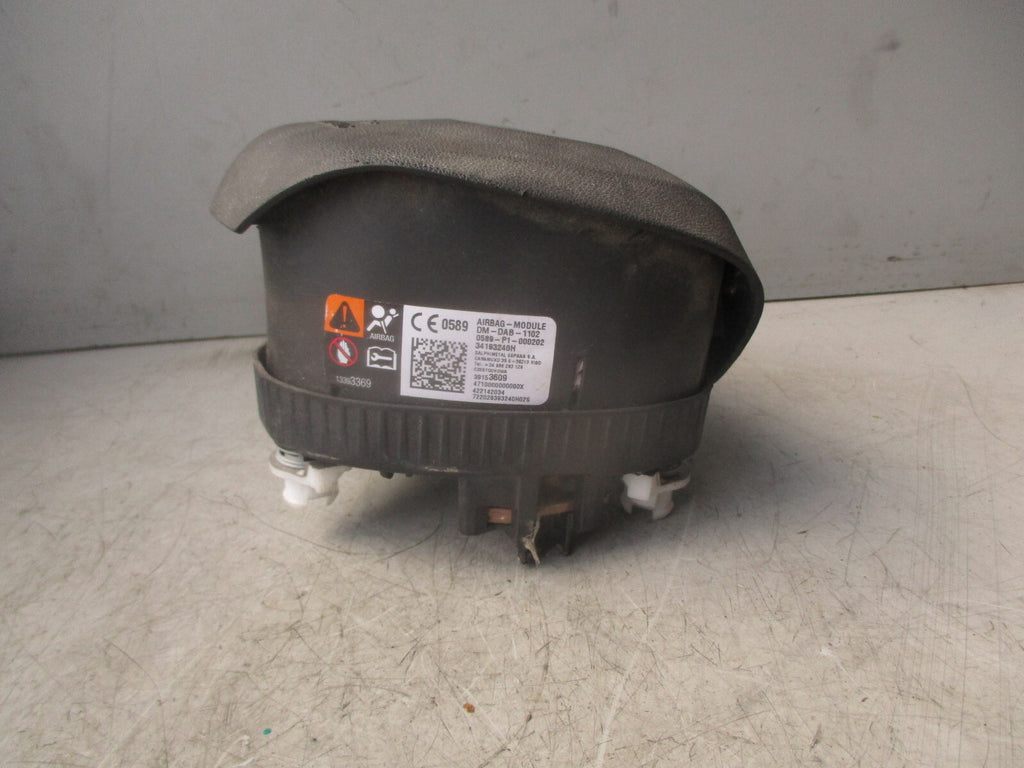 2020 VAUXHALL ASTRA K DRIVERS STEERING WHEEL AIRBAG 39153609