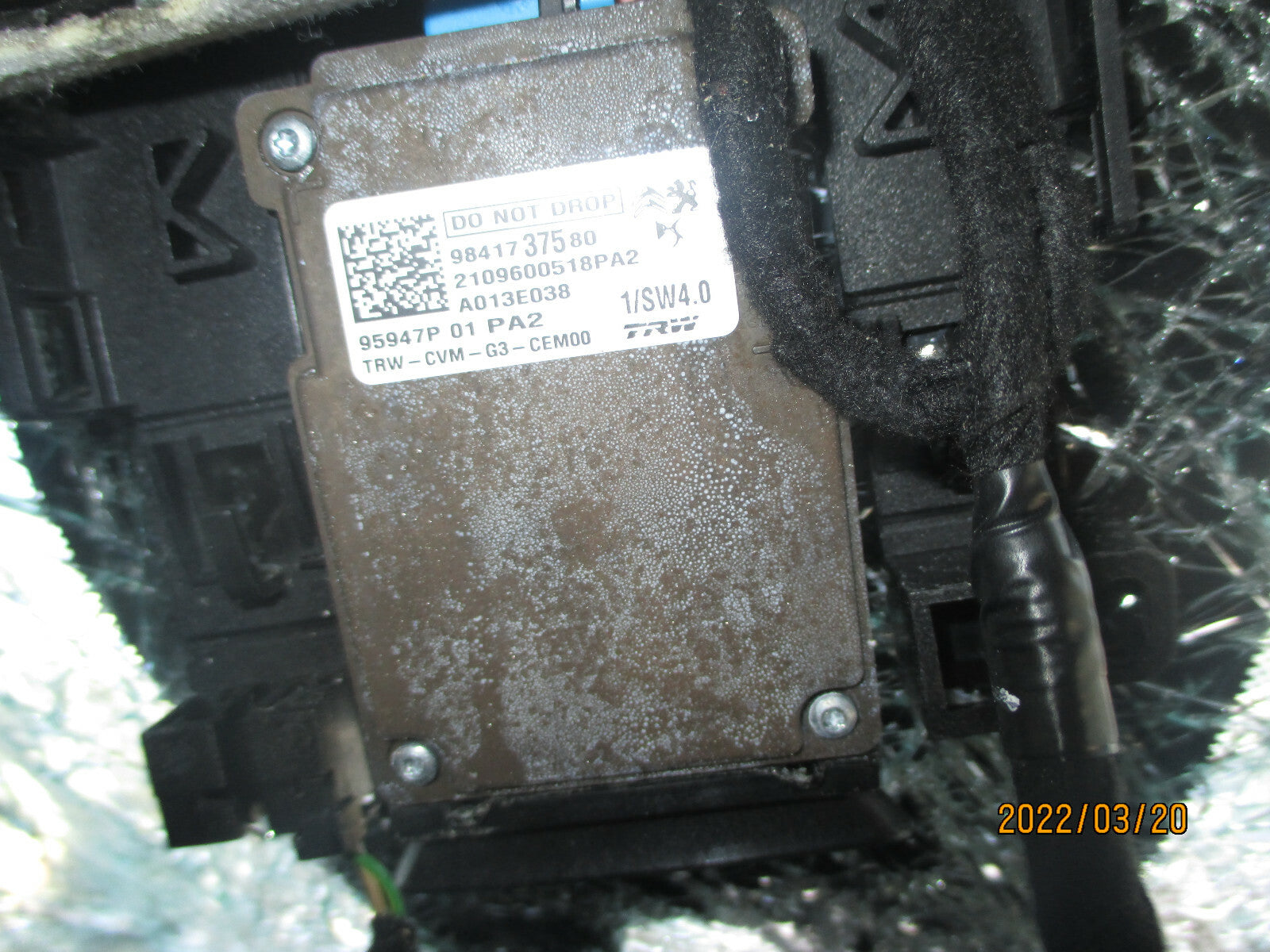 CITROEN C4 2021 FRONT INTERIOR WINDSCREEN CAMERA 9841737580