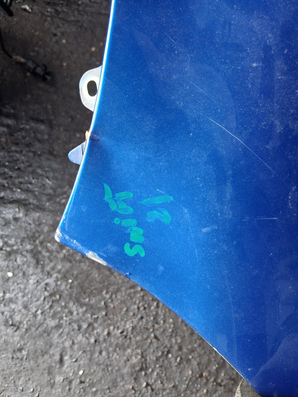 2021 SUZUKI SWIFT A2L MK4 NSF PASSENGER SIDE FRONT WING PANEL SPEEDY BLUE ZWG