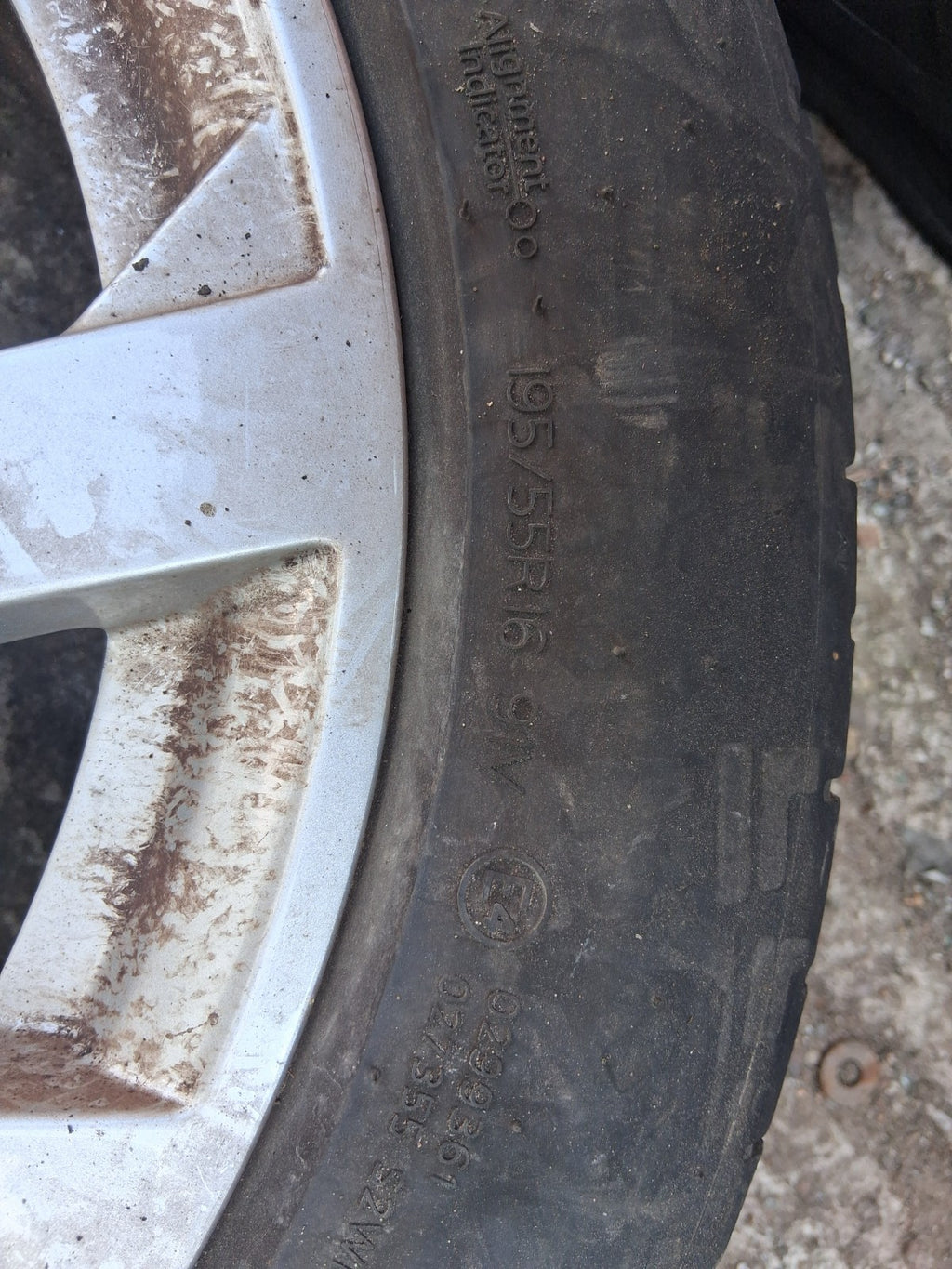 2023 AUDI A1 SPORT MK2 GB 16 INCH ALLOY WHEEL TYRE 195/55R16 REF 1 82A601025B