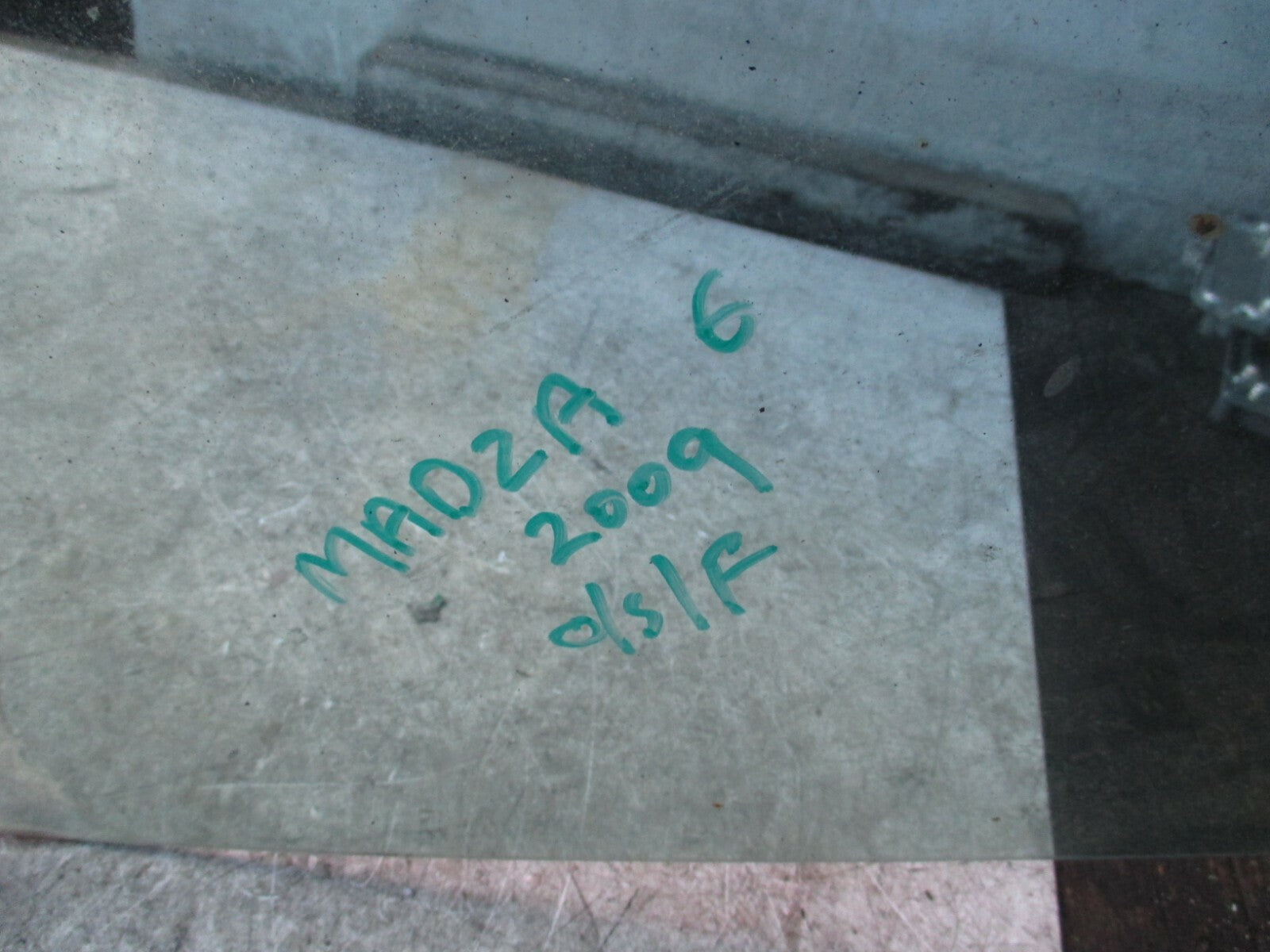 MAZDA 6 2009 MK2 OSF FRONT DRIVER SIDE WINDOW GLASS