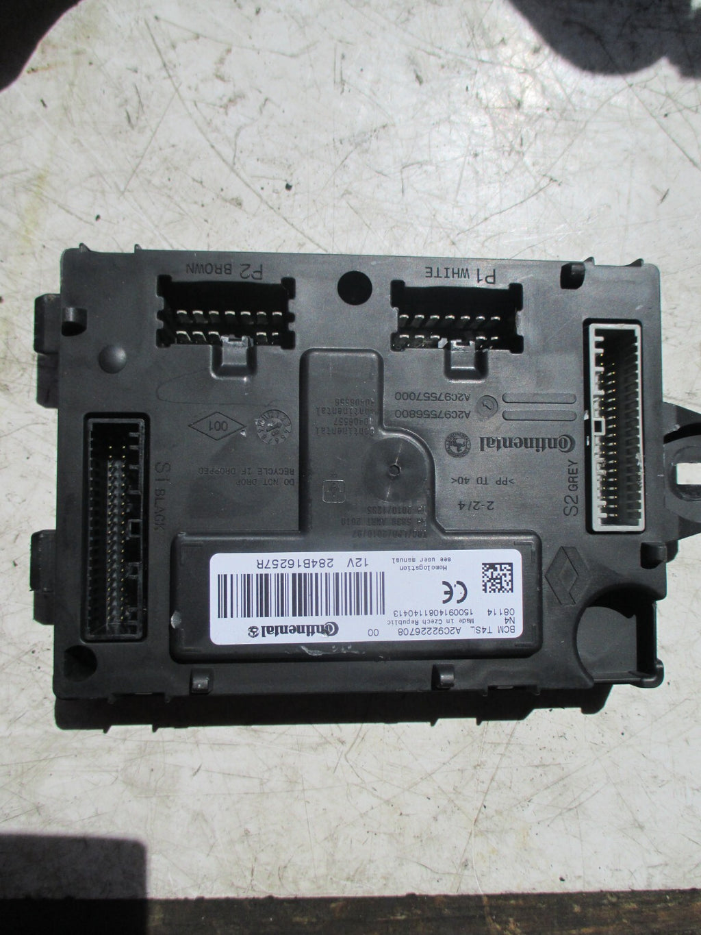 RENAULT CLIO MK4 BCM BODY CONTROL MODULE 284B16257R