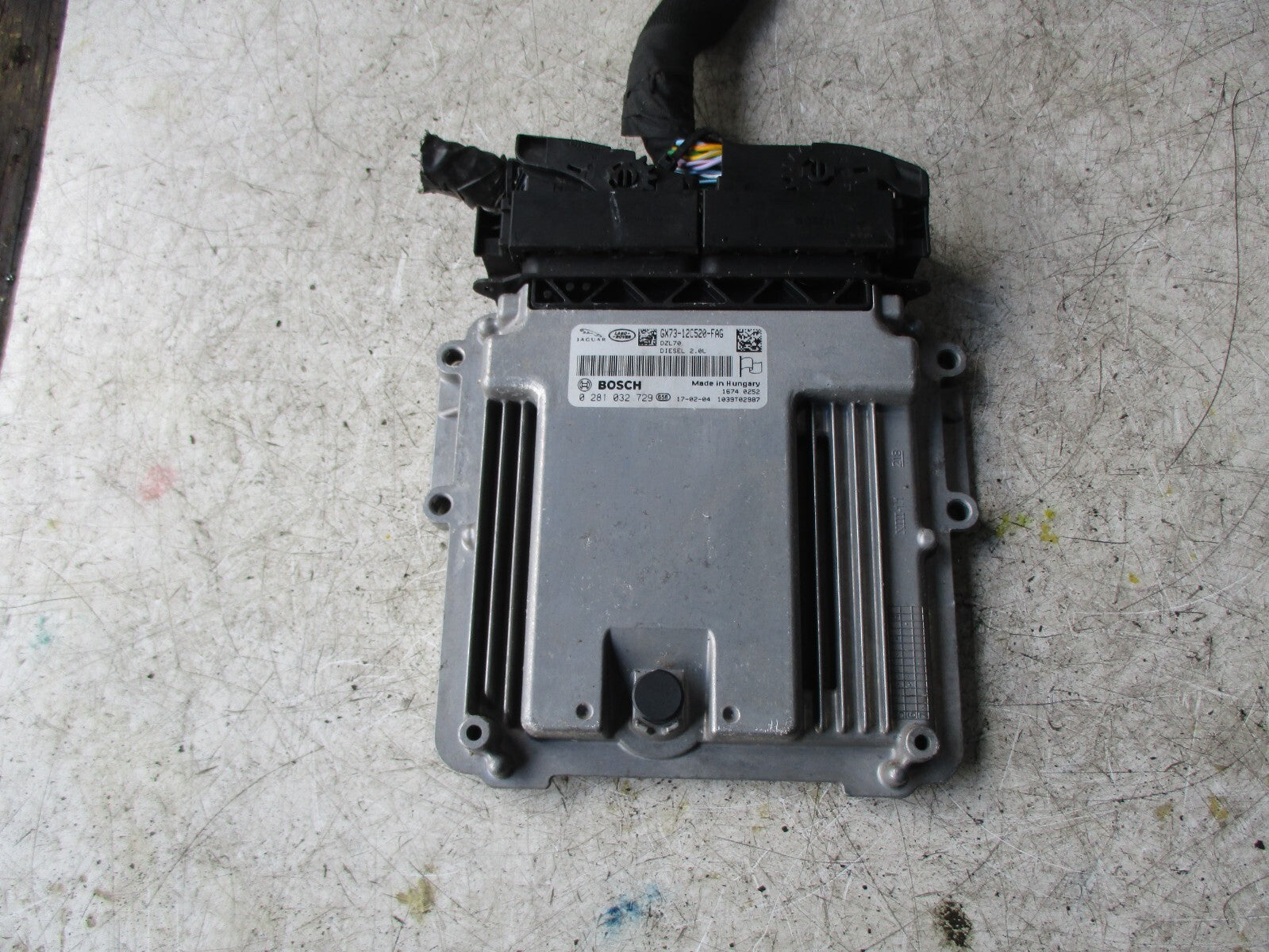 JAGUAR XE 2017 ECU ENGINE CONTROL UNIT GX7312C520FAG