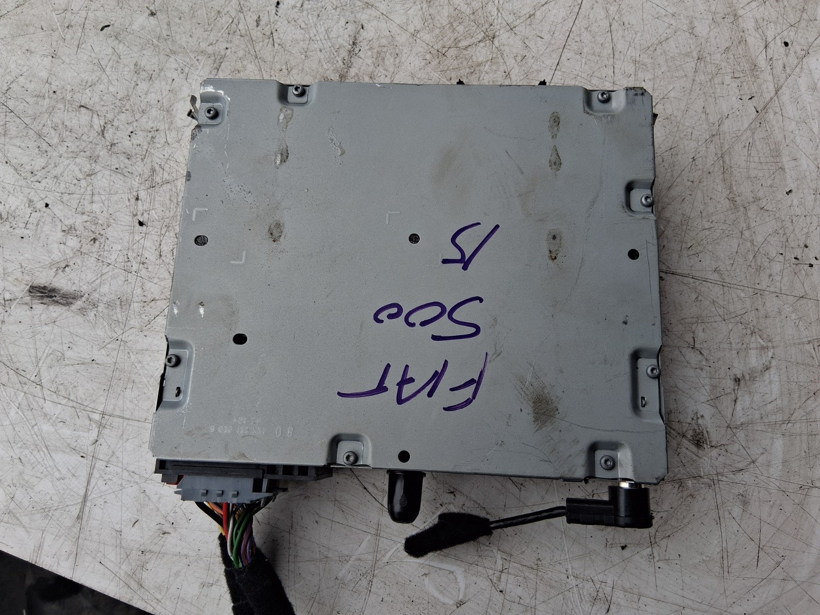 2015 FIAT 500 LOUNGE STEREO CD PLAYER RADIO HEAD UNIT 7355773190