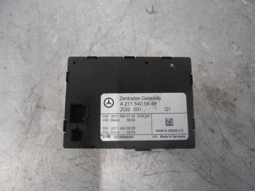 MERCEDES E CLASS W211 2005 SEAT MEMORY GATEWAY CONTROL MODULE A2115405645