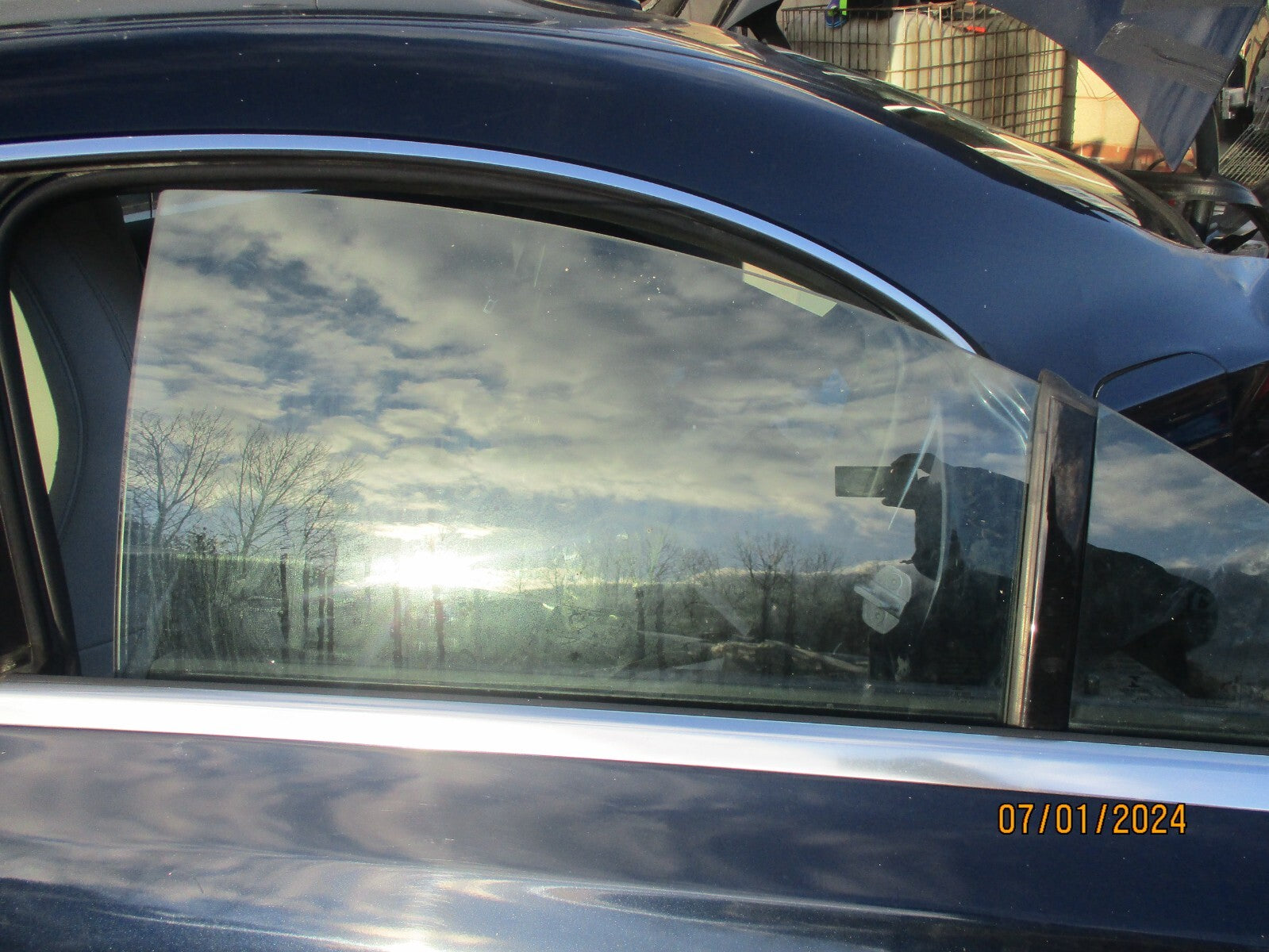 MERCEDES BENZ CLA 2016 C117 NSR PASSENGER SIDE REAR DOOR MAIN WINDOW GLASS