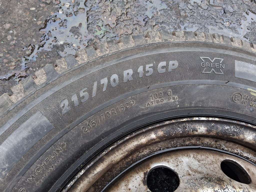 2016 PEUGEOT BOXER MK3 15 INCH STEEL WHEEL WITH TYRE 215/70R15